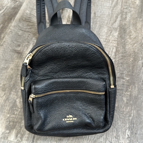 Coach Mini Charlie Backpack -Black - Picture 2 of 10
